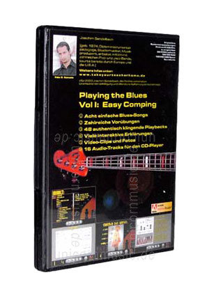 zur Artikelbeschreibung / Preis E-Basskurs TAKE YOUR TEACHER HOME - Playing the blues Vol1: Easy Comping - PC CD-ROM