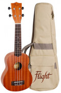 Sopran Ukulele - FLIGHT NUS 310 - Mahagony + Tasche