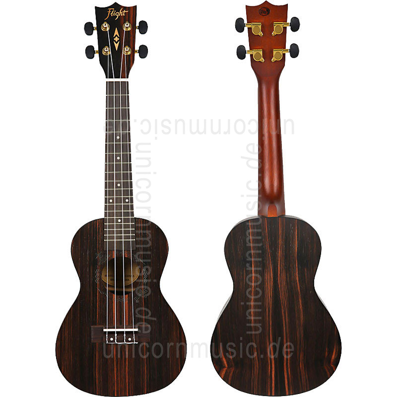 zur Artikelbeschreibung / Preis Konzert Ukulele - FLIGHT DUC 460 - Amara + Tasche