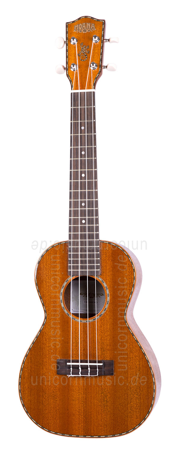 zur Artikelbeschreibung / Preis Konzert Ukulele - MOANA CK-150 DXG - Mahagoni - vollmassiv + Tasche