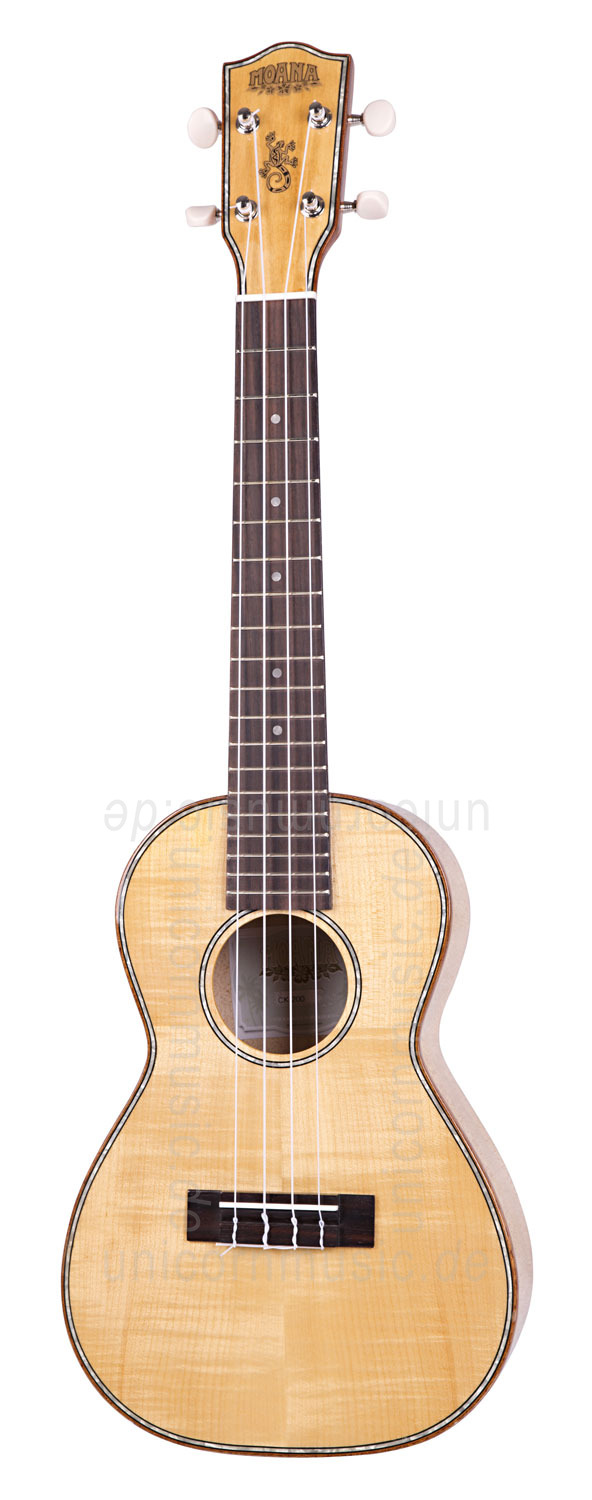 zur Artikelbeschreibung / Preis Konzert Ukulele - MOANA CK-200 - Ahorn - vollmassiv + Tasche