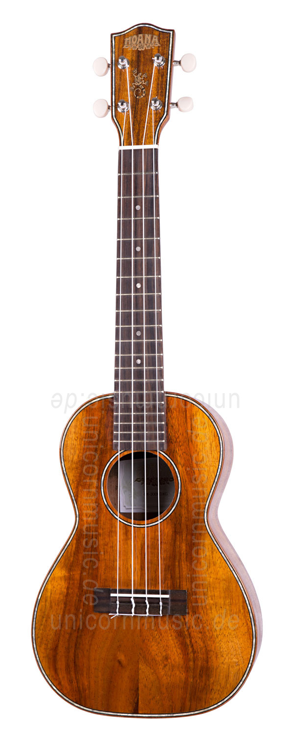 zur Artikelbeschreibung / Preis Konzert Ukulele - MOANA CK-300 KDXG - Koa - vollmassiv + Tasche