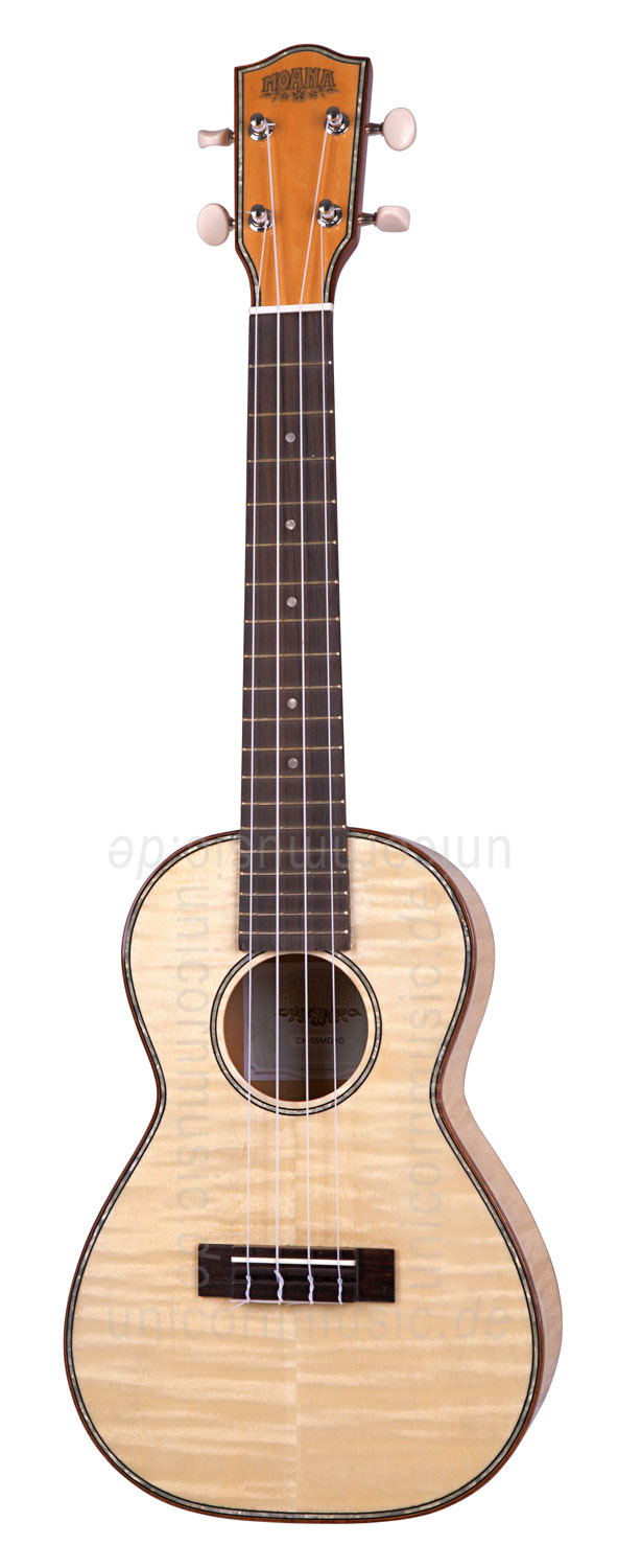 zur Artikelbeschreibung / Preis Konzert Ukulele - MOANA CK-55 MDXG - Ahorn - laminiert + Tasche