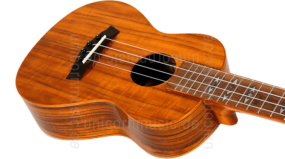 zur Artikelbeschreibung / Preis Konzert Ukulele - FLIGHT DUC 445 - Akazie + Tasche
