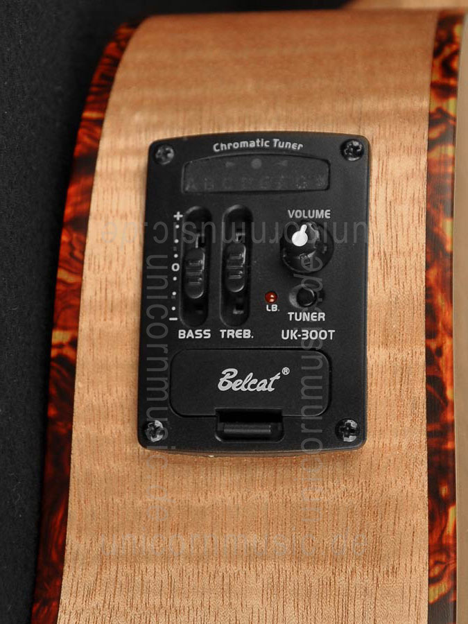 zur Artikelbeschreibung / Preis Bass Ukulele - KORALA UKBB 310 E - Tonabnehmer - Okume Decke