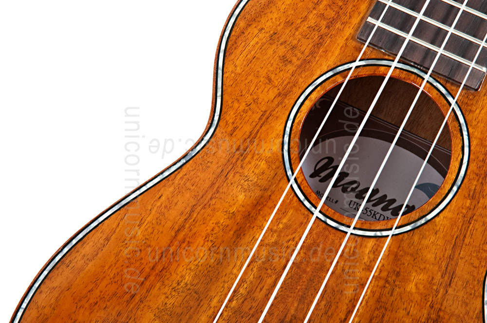 zur Artikelbeschreibung / Preis Sopran Ukulele - MOANA UK-55 KDXG - Koa + Tasche