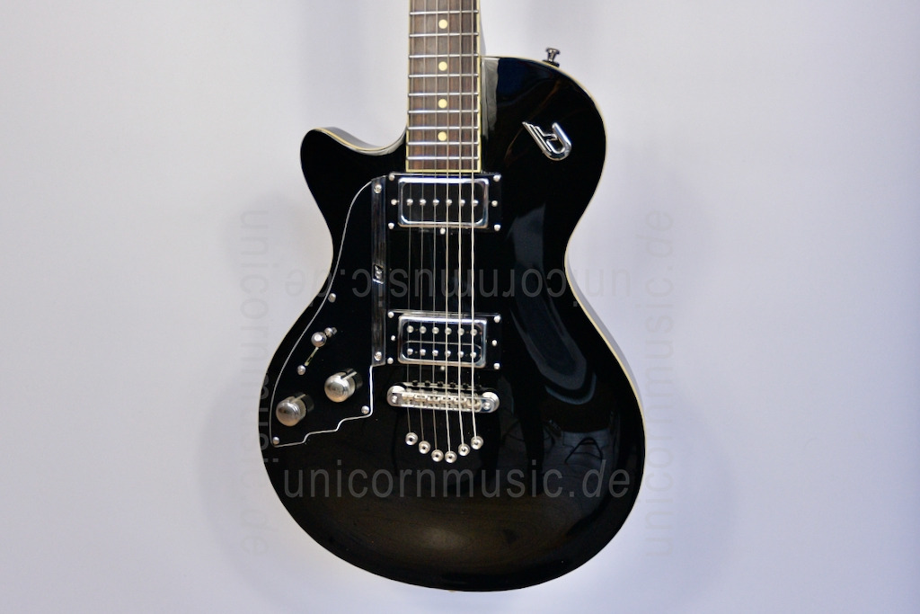 zur Artikelbeschreibung / Preis E-Gitarre DUESENBERG 49er - Black LH + Custom Line Case