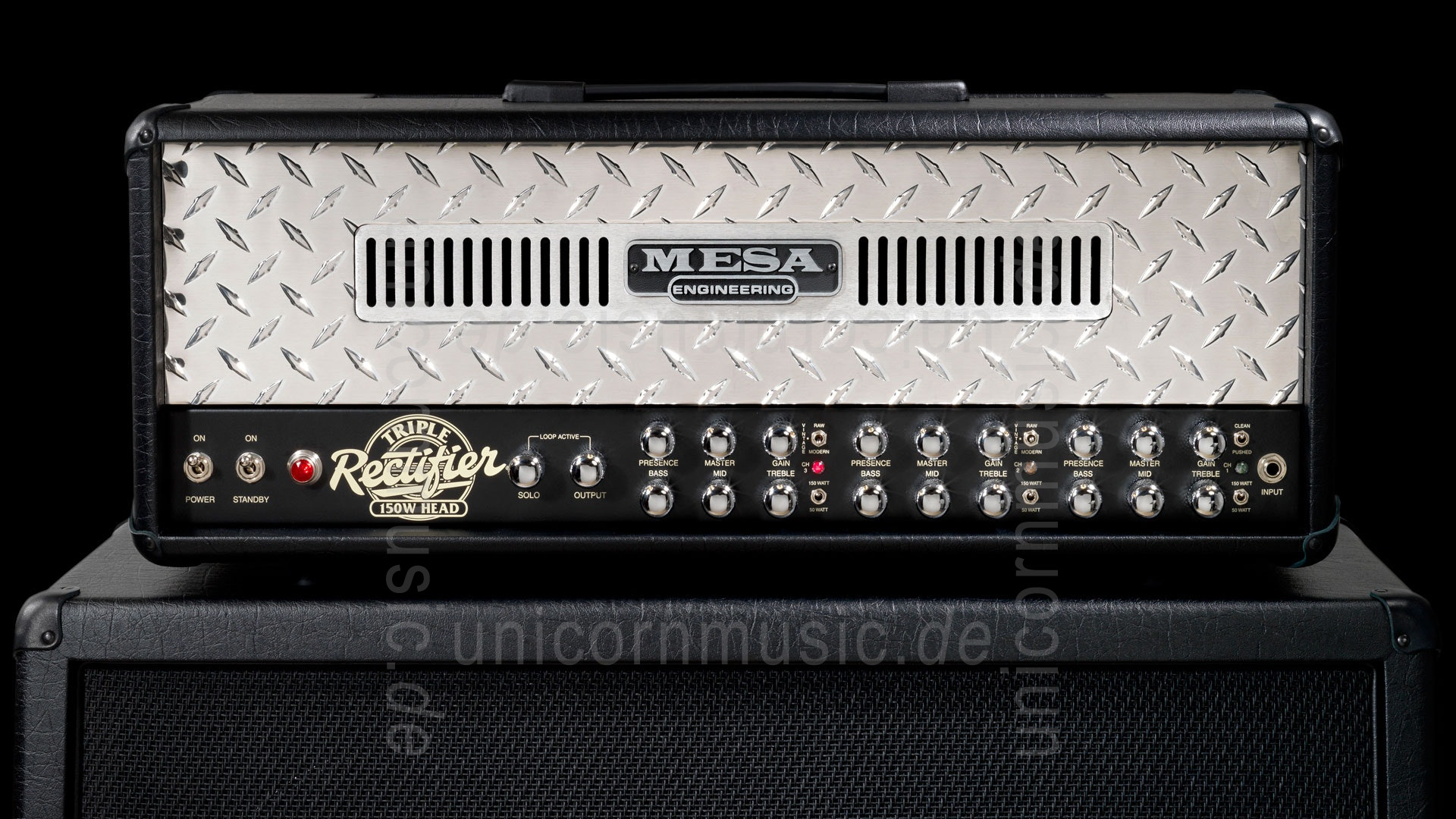 zur Artikelbeschreibung / Preis E-Gitarrenverstärker - Mesa Boogie Triple Rectifier + 4x12" Oversize Cabinet
