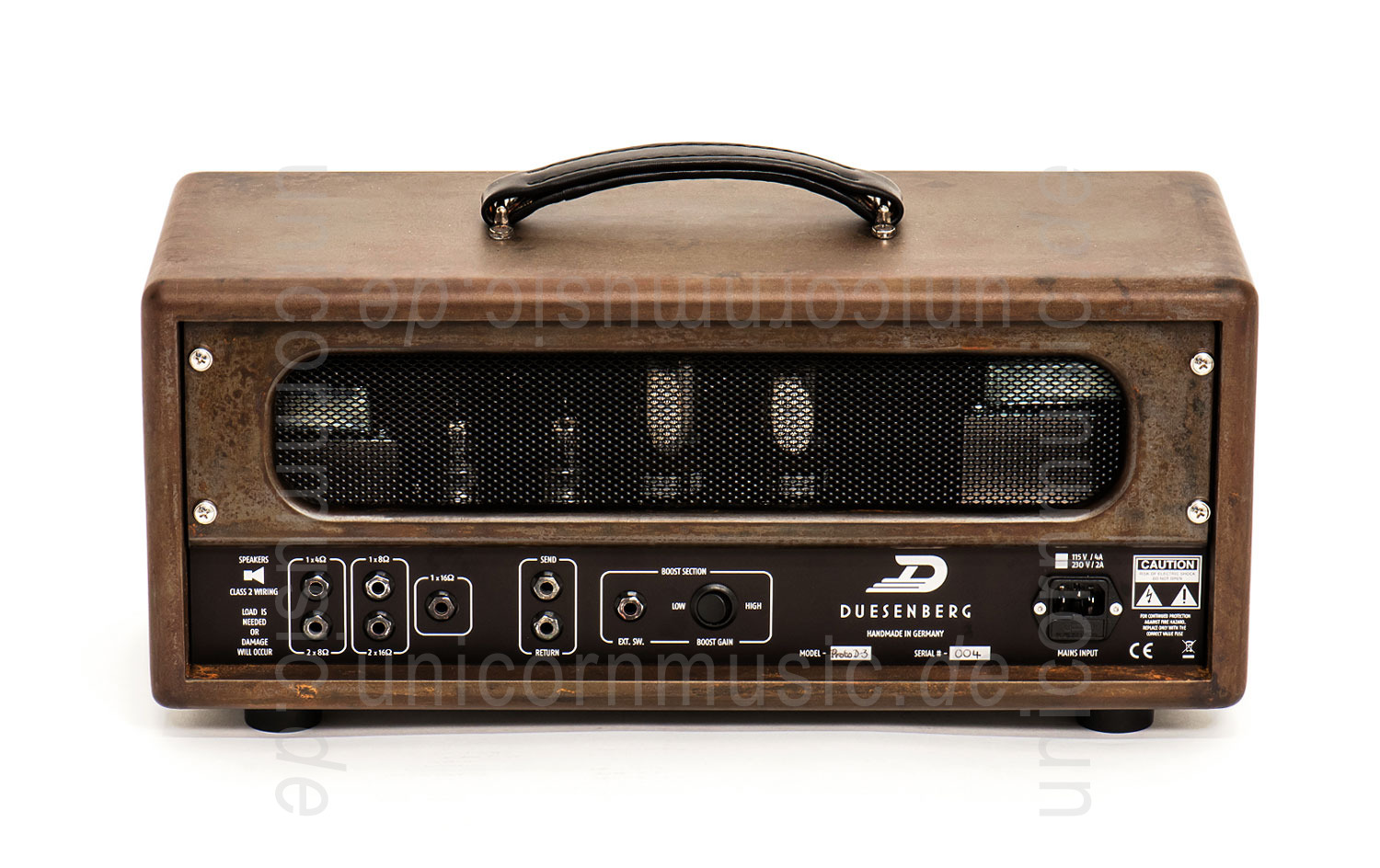 zur Artikelbeschreibung / Preis E-Gitarrenverstärker - DUESENBERG BERLIN - Vollröhre - Top + 1x12" Cabinet
