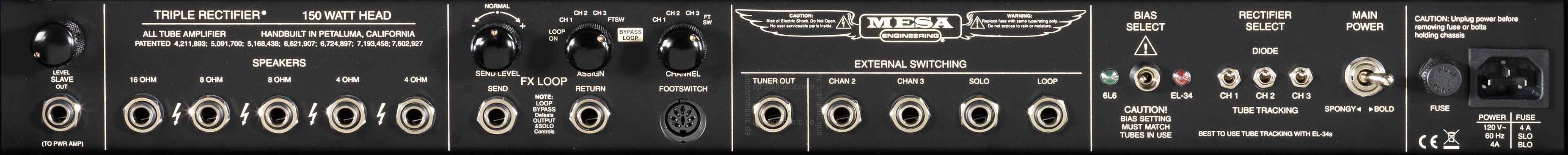 zur Artikelbeschreibung / Preis E-Gitarrenverstärker - Mesa Boogie Triple Rectifier + 4x12" Oversize Cabinet
