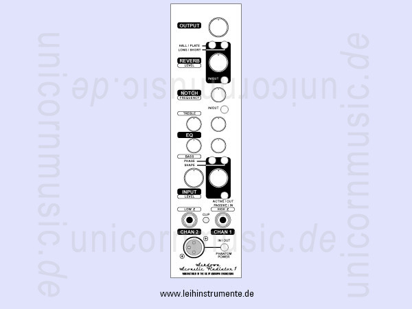 zur Artikelbeschreibung / Preis Akustikgitarrenverstärker ASHDOWN RADIATOR 1 - AAR/1V R