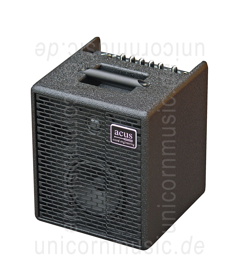 zur Artikelbeschreibung / Preis Akustikverstärker - ACUS ONE 5T Black - 2x Kanal (2x Instrumental / getrennt regelbar)