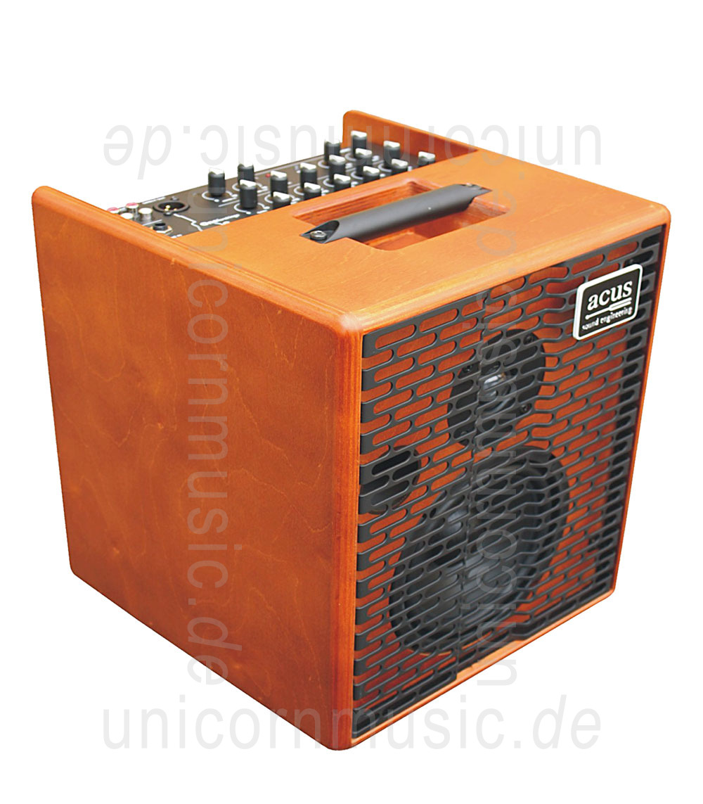zur Artikelbeschreibung / Preis Akustikverstärker - ACUS ONE 6 Wood - 3x Kanal (2x Instrumental / getrennt regelbar)