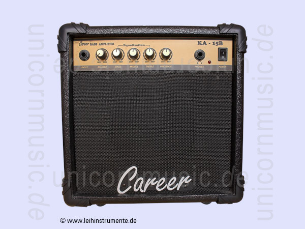 zur Artikelbeschreibung / Preis Bass Verstärker CAREER CA-15B - Combo