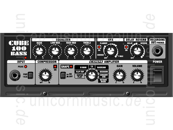 zur Artikelbeschreibung / Preis Bassverstärker ROLAND CUBE CB100 - Bass Combo