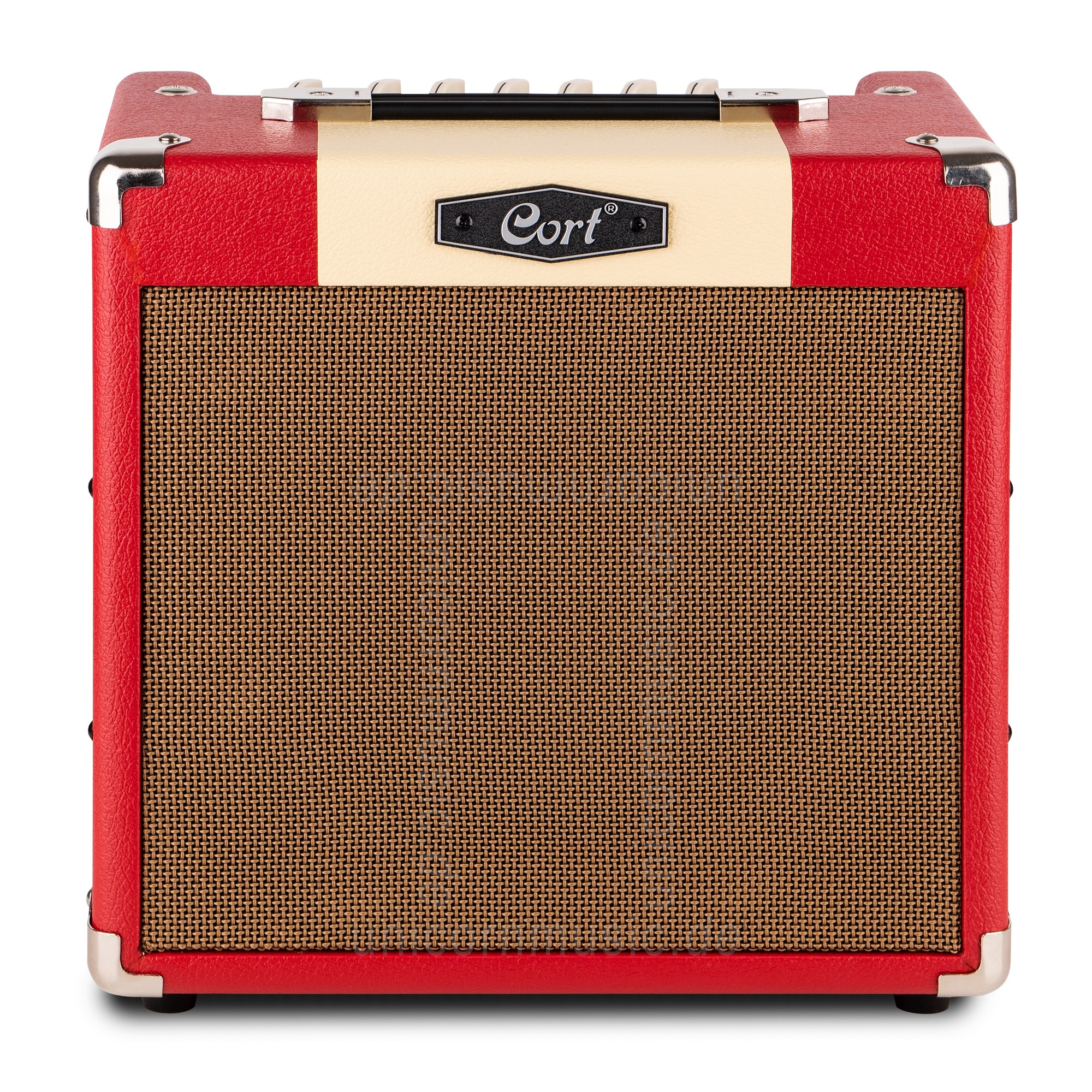 zur Artikelbeschreibung / Preis E-Gitarrenverstärker CORT CM15 Dark Red - Combo