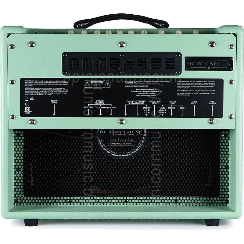 zur Artikelbeschreibung / Preis E-Gitarrenverstärker BLACKSTAR HT-20-MK II 20W - Surf Green