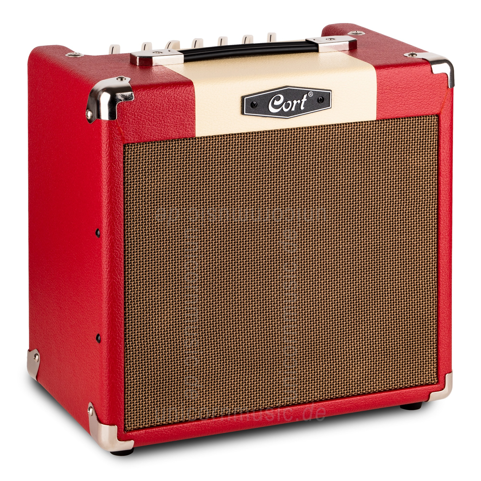 zur Artikelbeschreibung / Preis E-Gitarrenverstärker CORT CM15 Dark Red - Combo