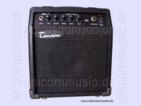 zur Artikelbeschreibung / Preis E-Gitarrenverstärker TENSON 10W - Combo - Restposten (teils leicht gebraucht)