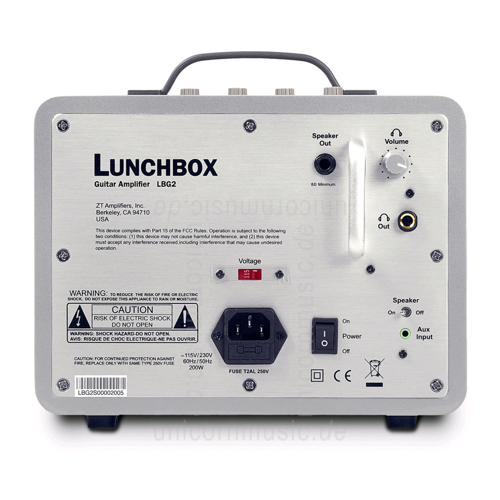zur Artikelbeschreibung / Preis Gitarrenverstärker - ZT AMPLIFIERS LUNCHBOX - Combo