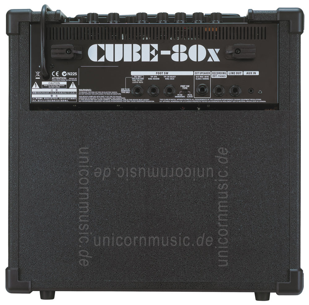 zur Artikelbeschreibung / Preis E-Gitarrenverstärker ROLAND CUBE-80x - Combo
