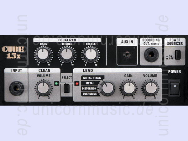 zur Artikelbeschreibung / Preis E-Gitarrenverstärker ROLAND CUBE-15X - Combo