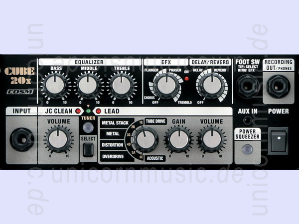 zur Artikelbeschreibung / Preis E-Gitarrenverstärker ROLAND CUBE-20X - Combo
