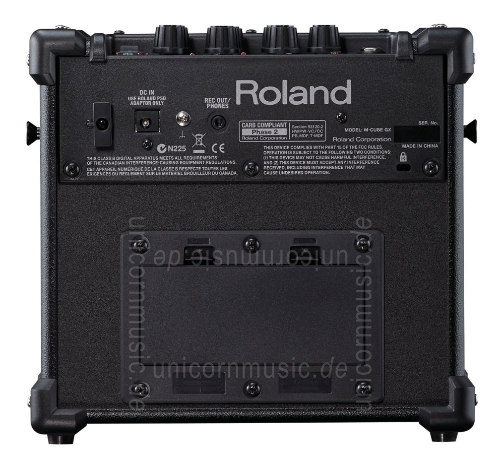 zur Artikelbeschreibung / Preis E-Gitarrenverstärker ROLAND MICRO CUBE GX - Schwarz