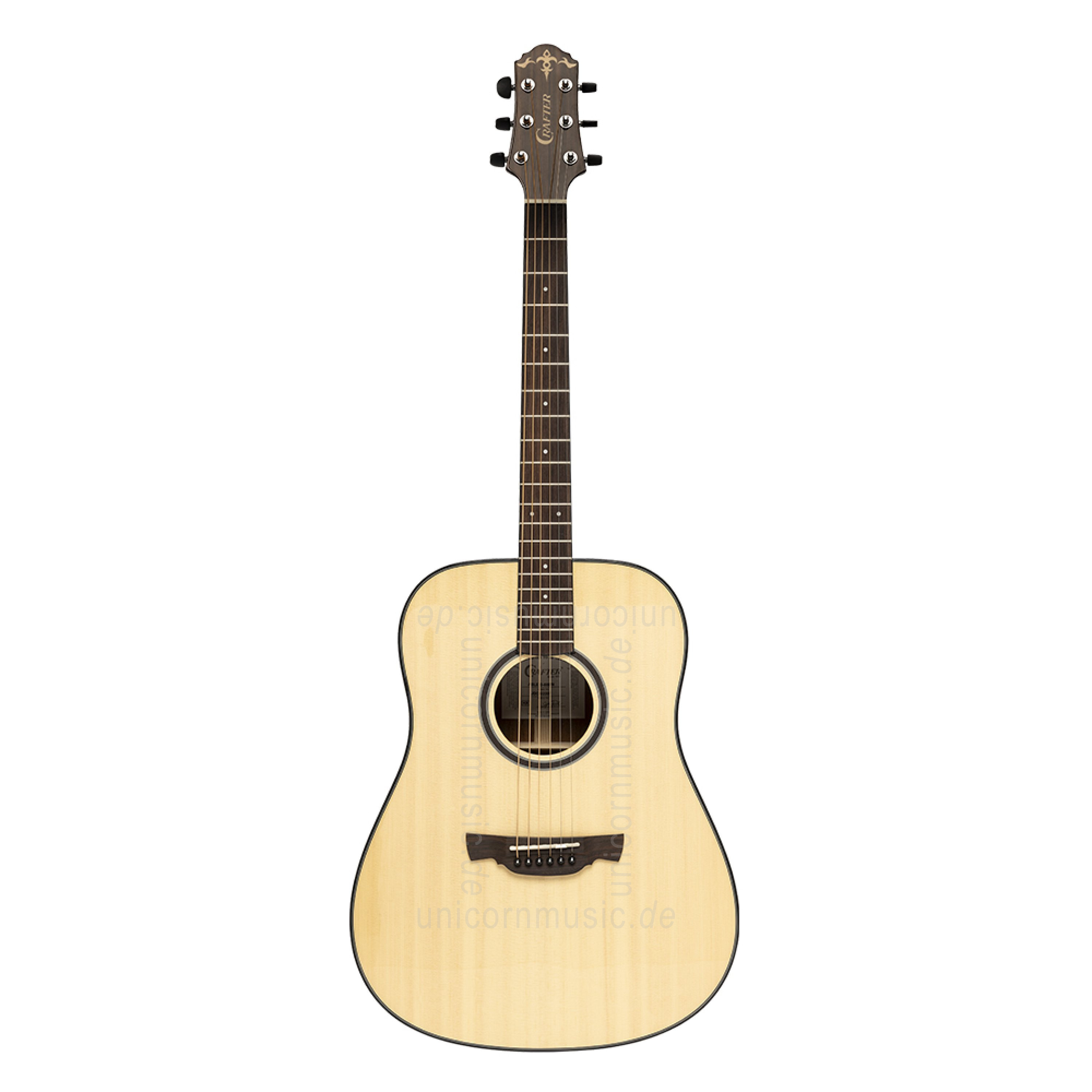 zur Artikelbeschreibung / Preis Western-Gitarre - CRAFTER Able D600 N - Dreadnought - massive Fichtendecke