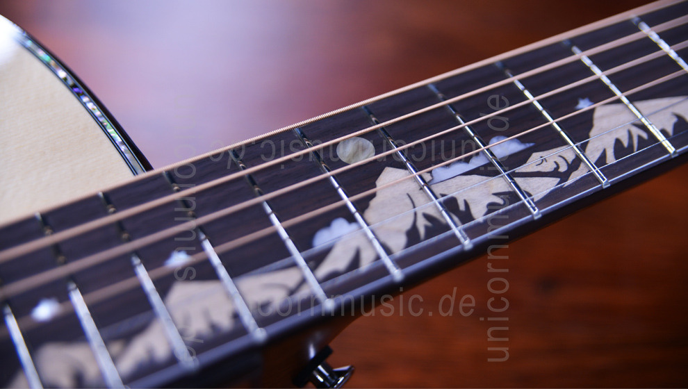 zur Artikelbeschreibung / Preis Western-Gitarre - CRAFTER G-1000ce - Moon Landscape - Grand Auditorium - massive Fichtendecke