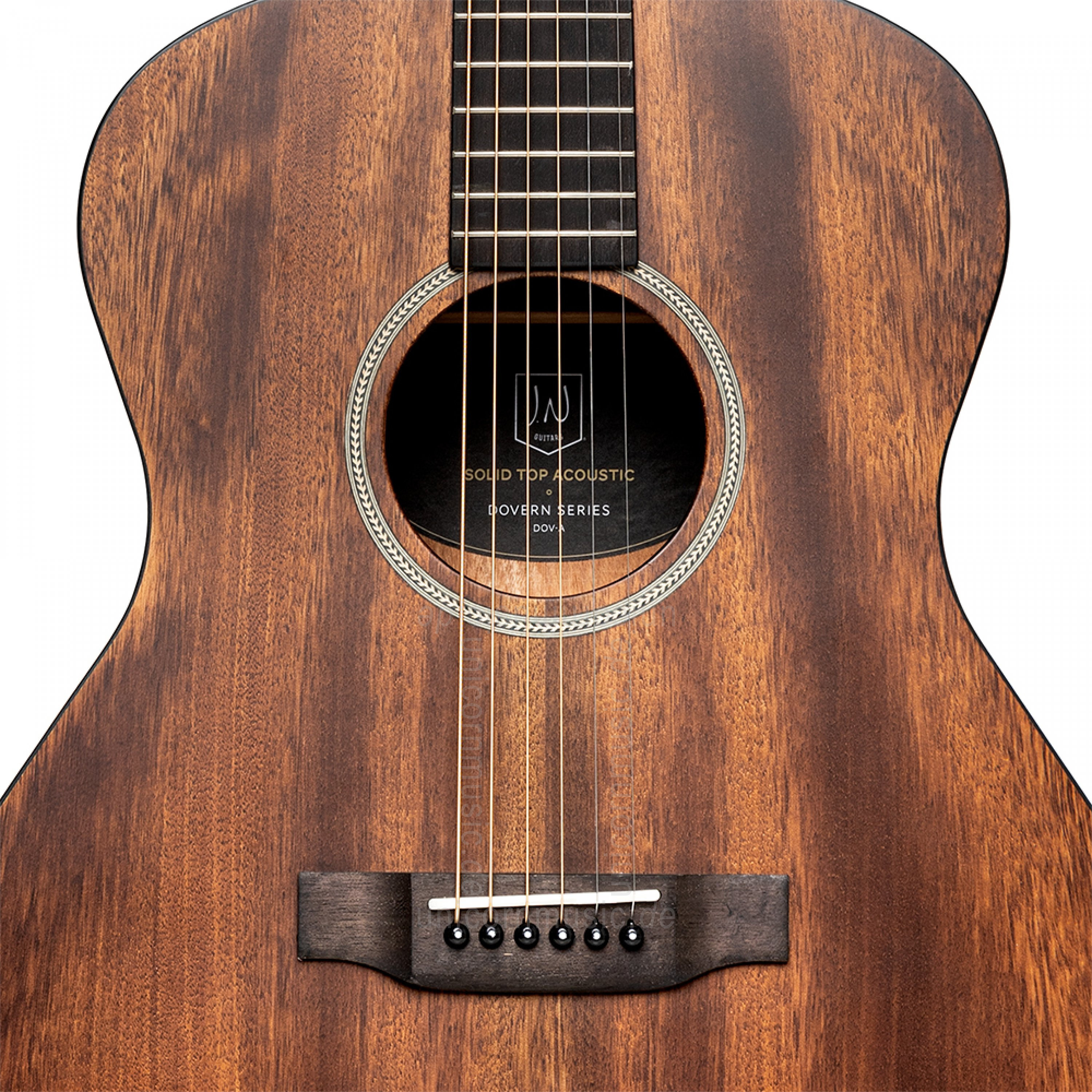 zur Artikelbeschreibung / Preis Western-Gitarre JAMES NELIGAN Dov A - Auditorium - massive Mahagonidecke
