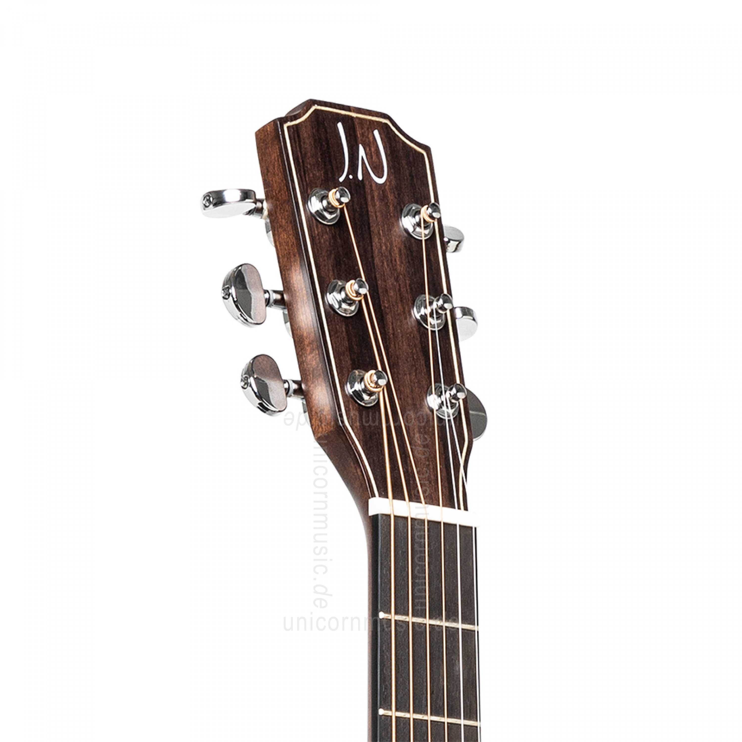 zur Artikelbeschreibung / Preis Western-Gitarre JAMES NELIGAN Dov PFI + Fishman Tonabnehmer - mit massive Mahagonidecke