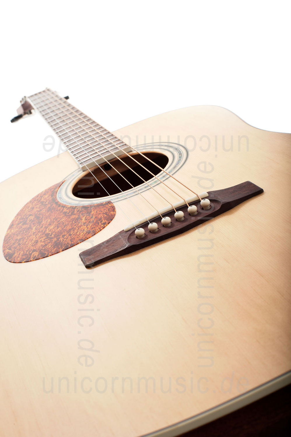 zur Artikelbeschreibung / Preis Western-Gitarre CORT EARTH 70 OP LH - Dreadnought - massive Fichtendecke - Linkshänder Version