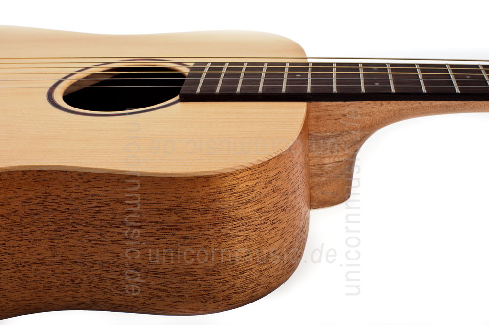 zur Artikelbeschreibung / Preis Western-Gitarre CORT EARTH MINI TRAVEL - Dreadnought - Reisegitarre - massive Decke + Tasche