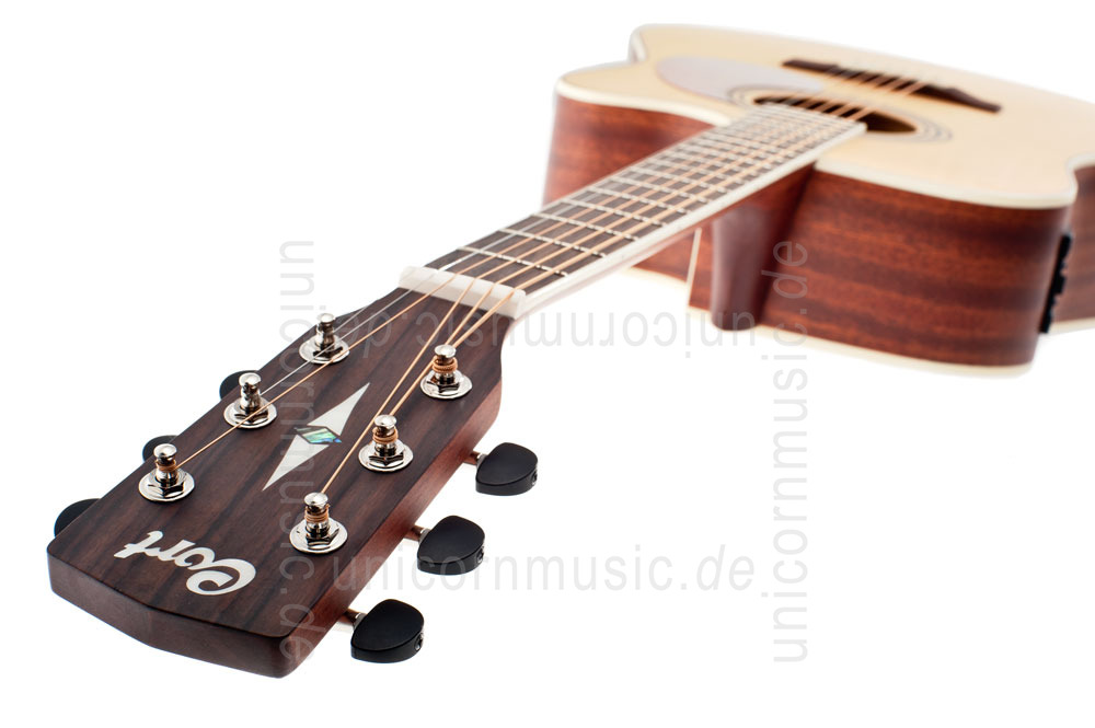 zur Artikelbeschreibung / Preis Western-Gitarre CORT MR 710-F NS - Dreadnought - Fishman - Cutaway - massive Fichtendecke