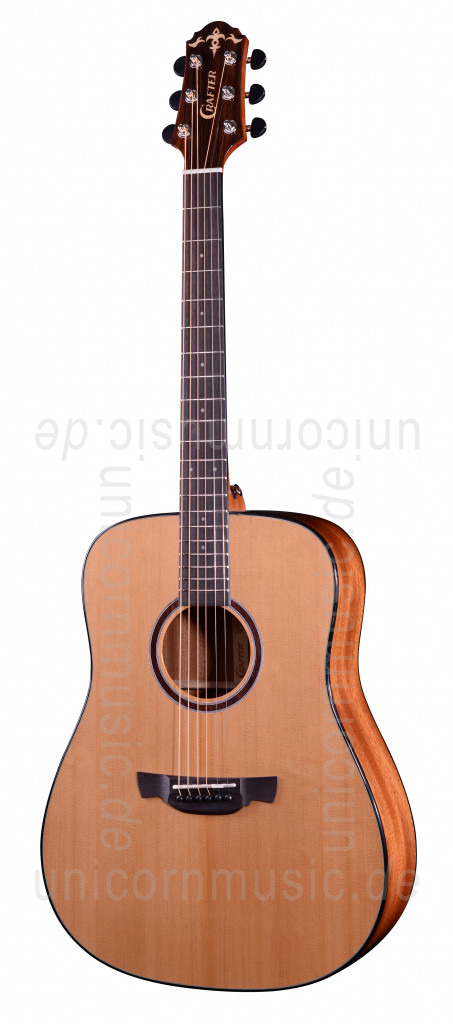 zur Artikelbeschreibung / Preis Western-Gitarre - CRAFTER Able D630 N - Dreadnought - massive Zederndecke