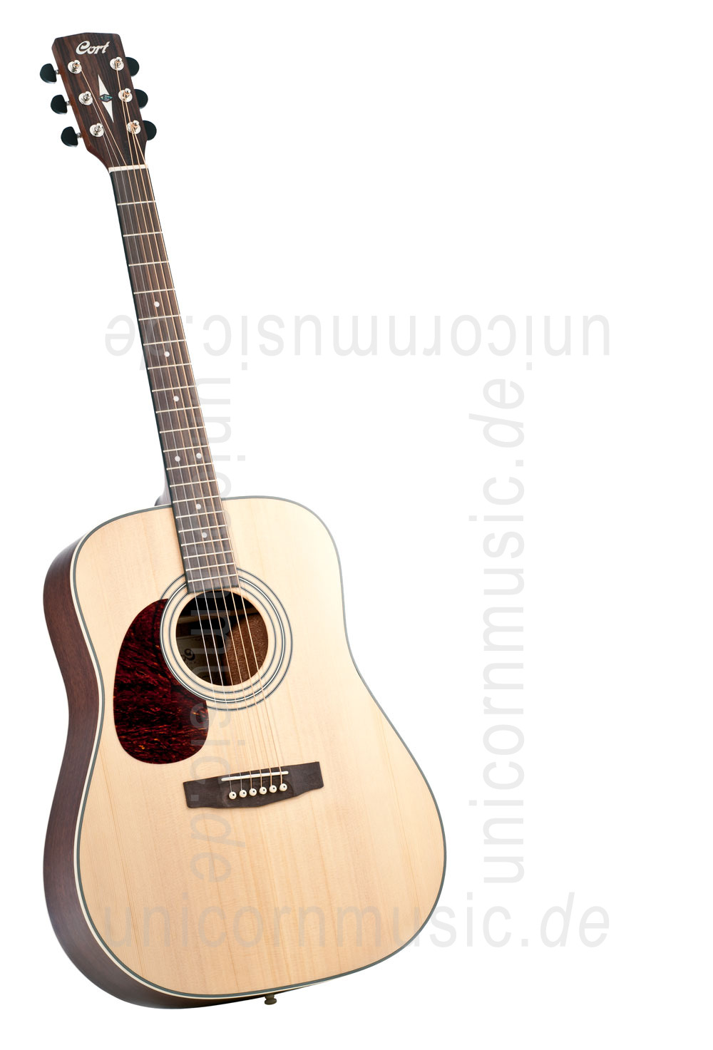 zur Artikelbeschreibung / Preis Western-Gitarre CORT EARTH 70 OP LH - Dreadnought - massive Fichtendecke - Linkshänder Version
