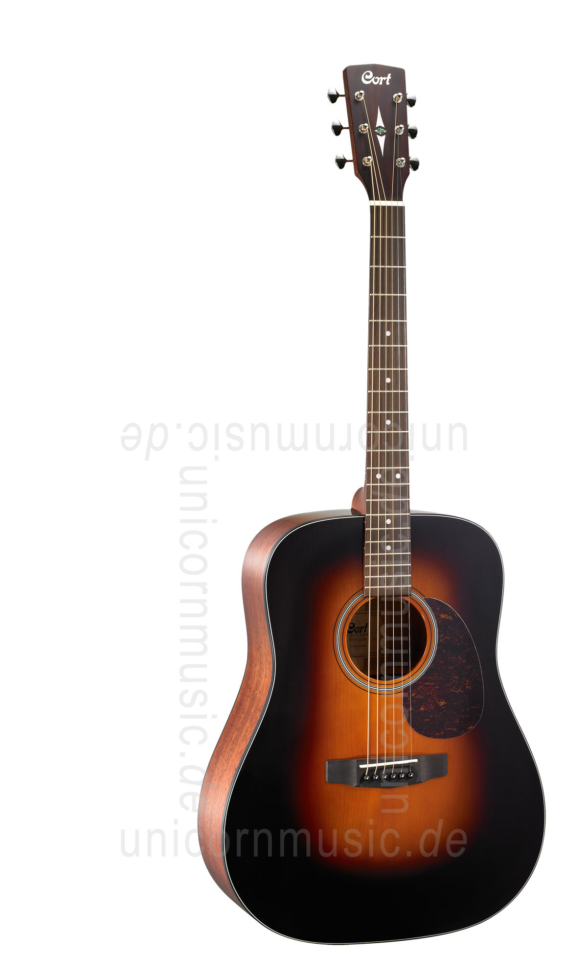 zur Artikelbeschreibung / Preis Western-Gitarre CORT EARTH 300 V SB - Dreadnought - massive Adirondack Fichtendecke + massiver Boden