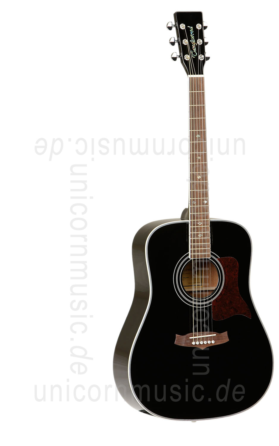 zur Artikelbeschreibung / Preis Western-Gitarre TANGLEWOOD TW15/BK - Sundance Series - vollmassiv