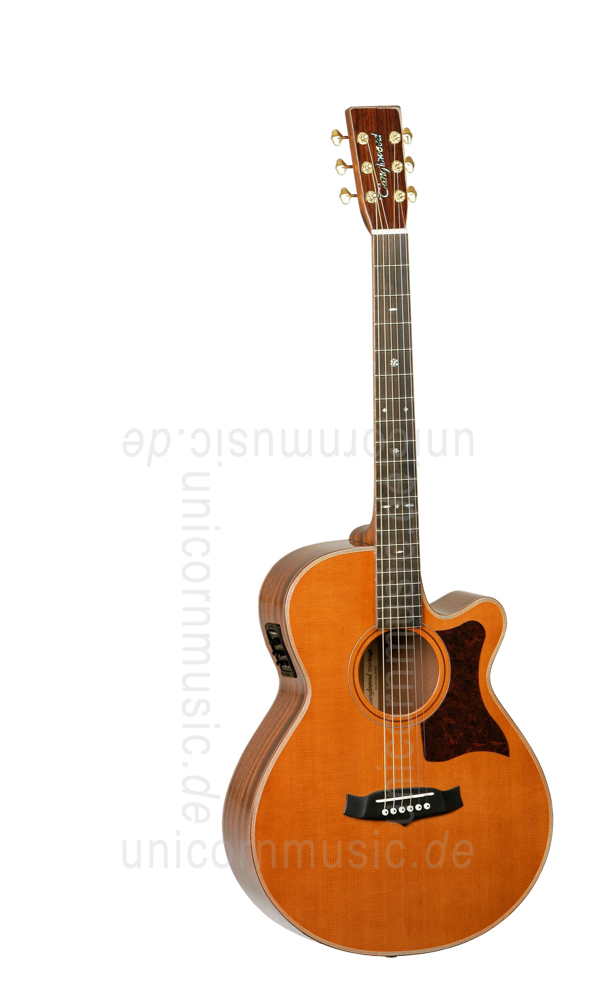 zur Artikelbeschreibung / Preis Western-Gitarre TANGLEWOOD TW45/H E - Heritage Series - Super Folk - Fishman Presys Blend - Cutaway - vollmassiv