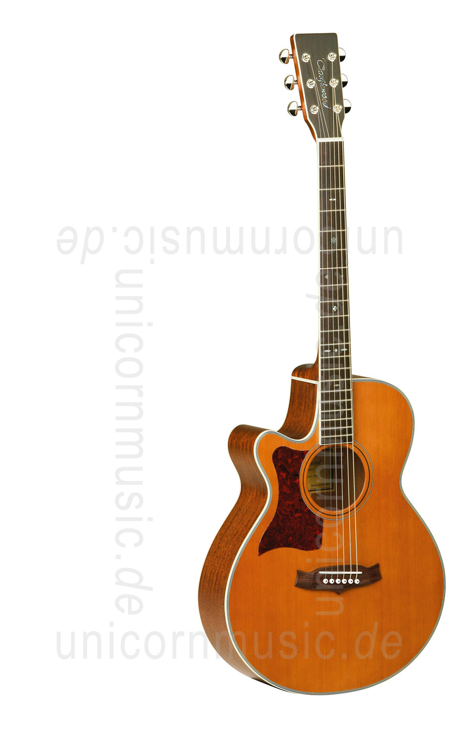 zur Artikelbeschreibung / Preis Western-Gitarre TANGLEWOOD TW45/NS E LH - Sundance Series - Fishman Presys Plus EQ - Super Folk - Cutaway - Linkshänder Version