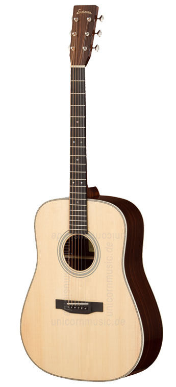 zur Artikelbeschreibung / Preis Western-Gitarre EASTMAN E20-D - Dreadnought Modell - Adirondack Fichtendecke - vollmassiv + Koffer