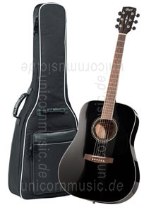 zur Detailansicht Western-Gitarre CORT EARTH 100 BK - Dreadnought - massive Fichtendecke
