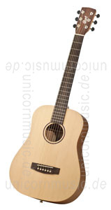 zur Detailansicht Western-Gitarre CORT EARTH MINI TRAVEL - Dreadnought - Reisegitarre - massive Decke + Tasche