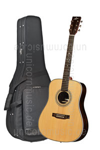 zur Detailansicht Western-Gitarre STANFORD DEJA VU SERIES DRUNKEN DADDY 28 - Dreadnought - massive Decke + Boden