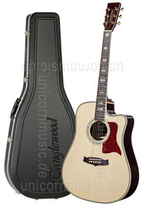 zur Detailansicht Western-Gitarre TANGLEWOOD TW1000/H SRC E - Heritage Series - Fishman Presys Blend - Cutaway - vollmassiv + Hardcase