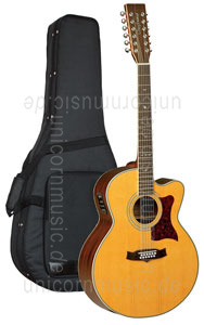 zur Detailansicht Western-Gitarre TANGLEWOOD TW55/12 NS E - Sundance Series - Fishman Presys Plus EQ - Jumbo - Cutaway - massive Decke + Boden