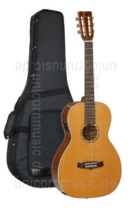 zur Detailansicht Western-Gitarre TANGLEWOOD TW73 E PRO SPEC WIDE NECK - Fishman Presys Plus EQ - Parlour Modell - Sundance Series - massive Decke + Boden