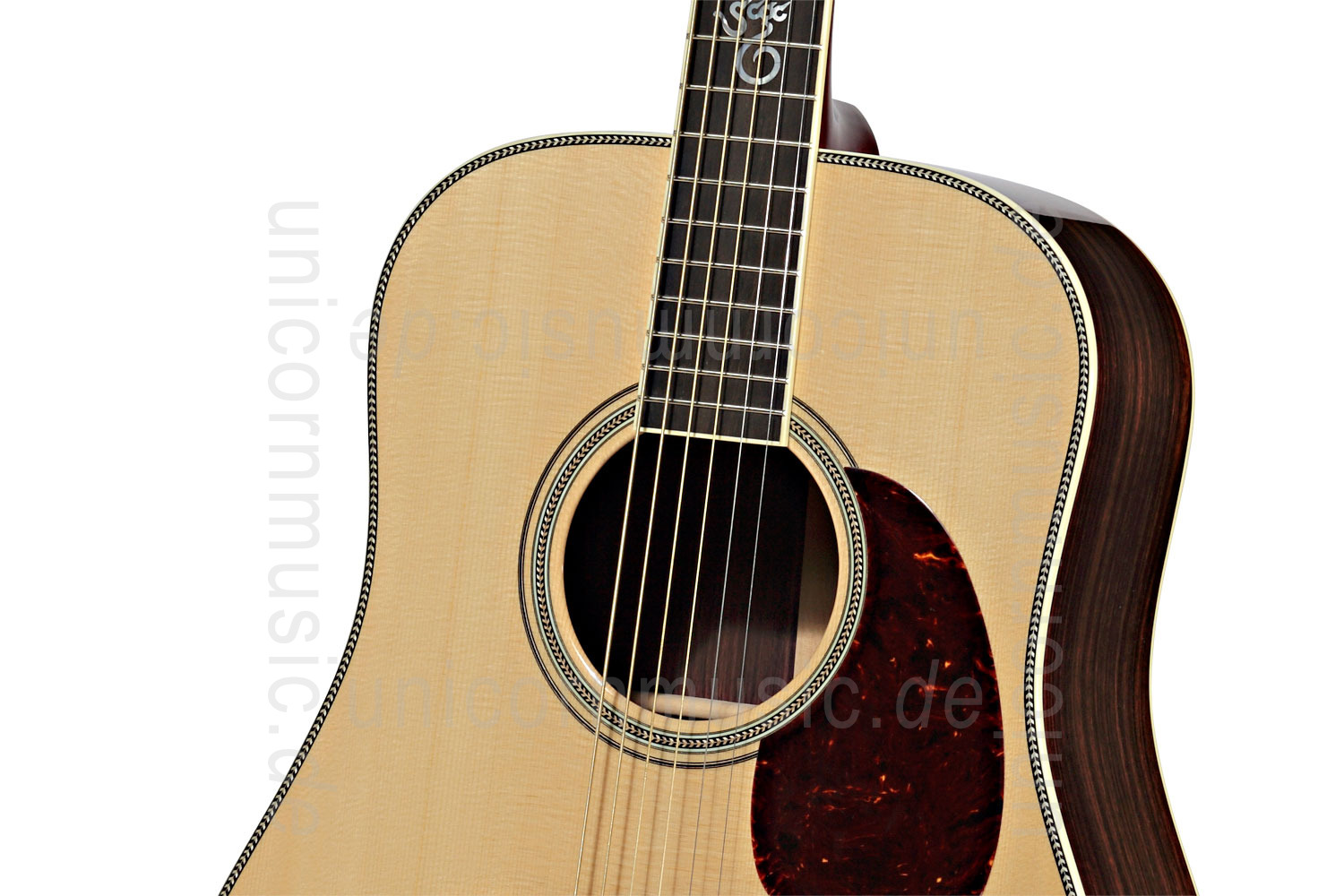 zur Artikelbeschreibung / Preis Western-Gitarre - SANTA CRUZ Tony Rice (2014) - Dreadnought Modell - vollmassiv + Koffer