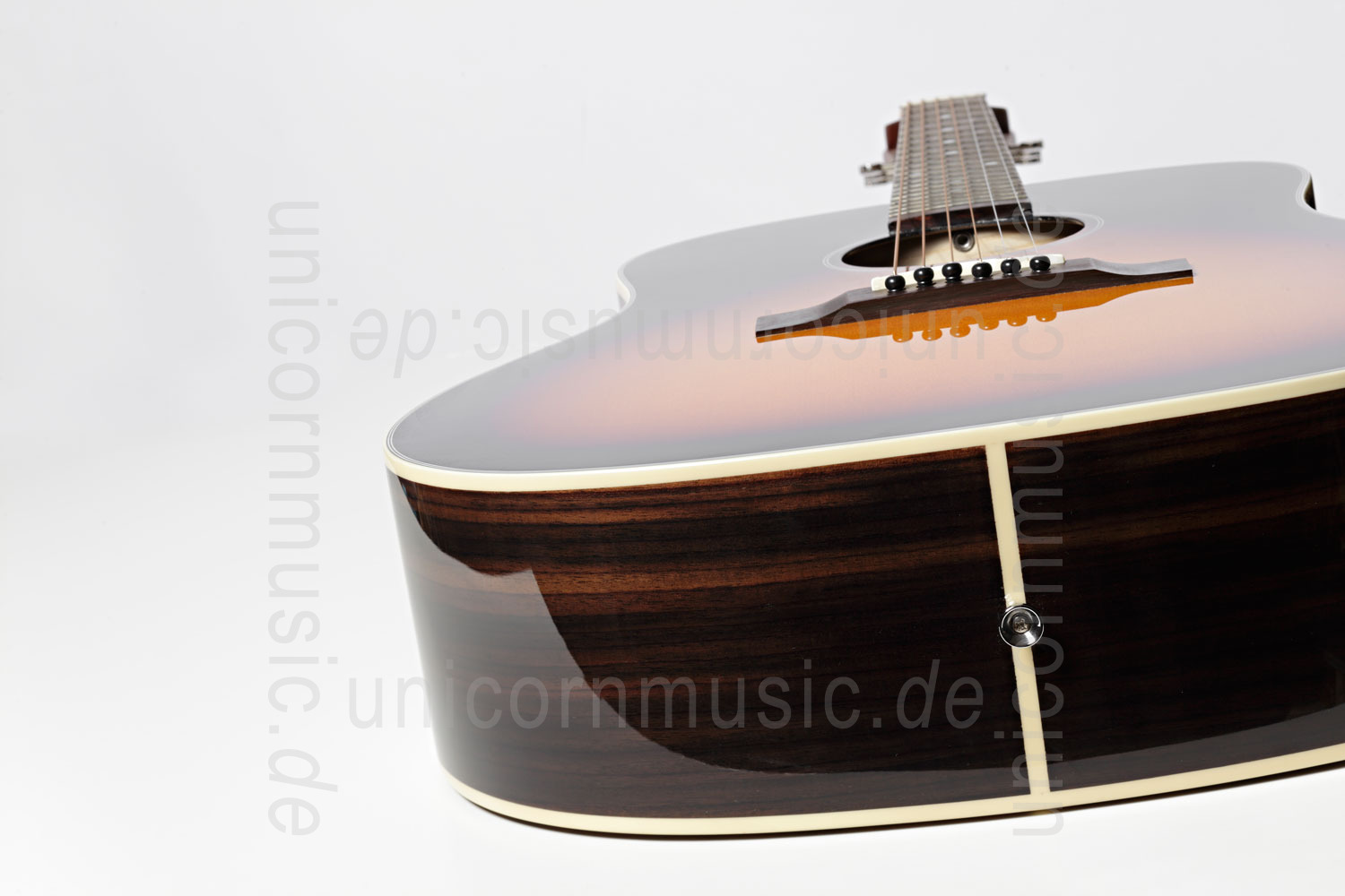 zur Artikelbeschreibung / Preis Western-Gitarre STANFORD DEJA VU SERIES DJ45 VB - Dreadnought - massive Decke + Boden